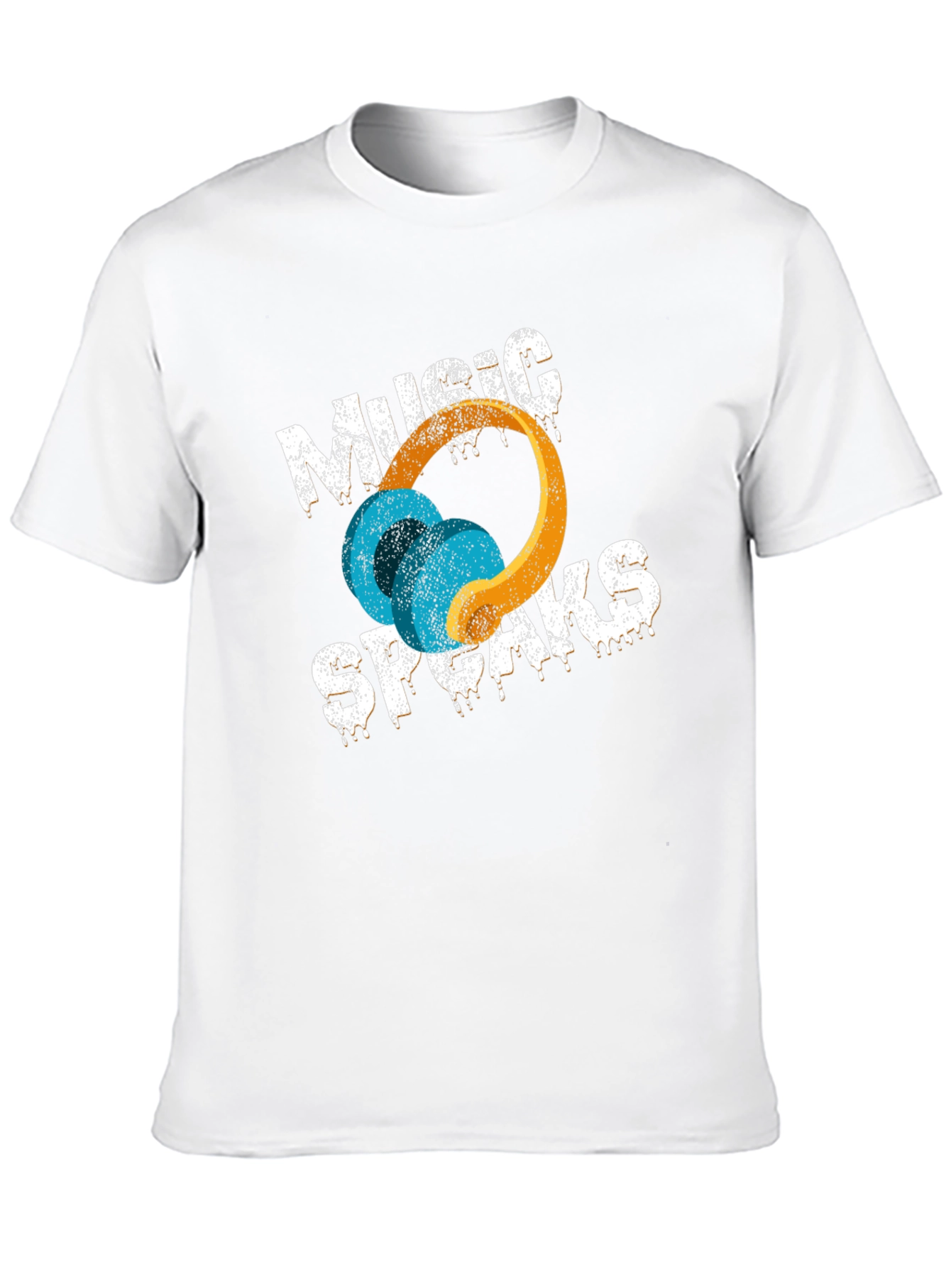 Music Speaks T-Shirt - Black Graphic Tee