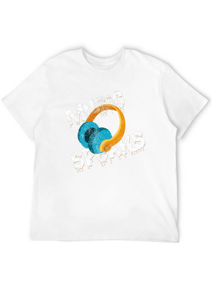 Music Speaks T-Shirt - Black Graphic Tee