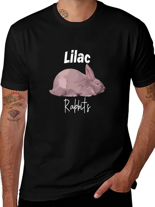 Lilac Rabbit T-Shirt - Cute Animal Tee