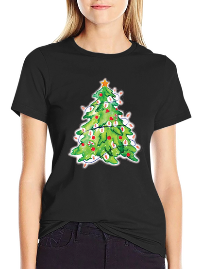 Christmas Tree T-Shirt Festive Holiday Tee