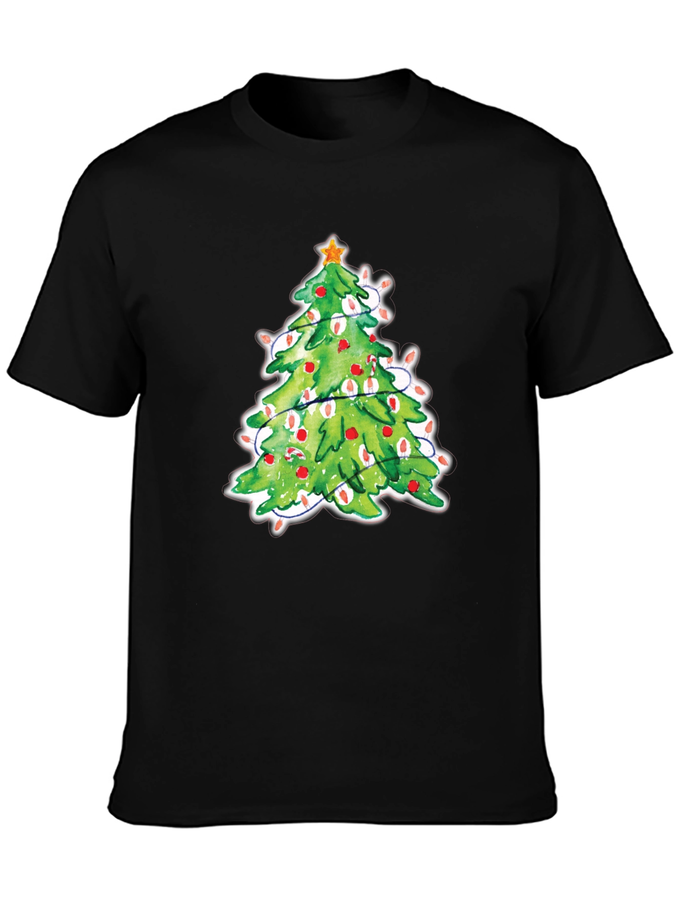 Christmas Tree T-Shirt Festive Holiday Tee
