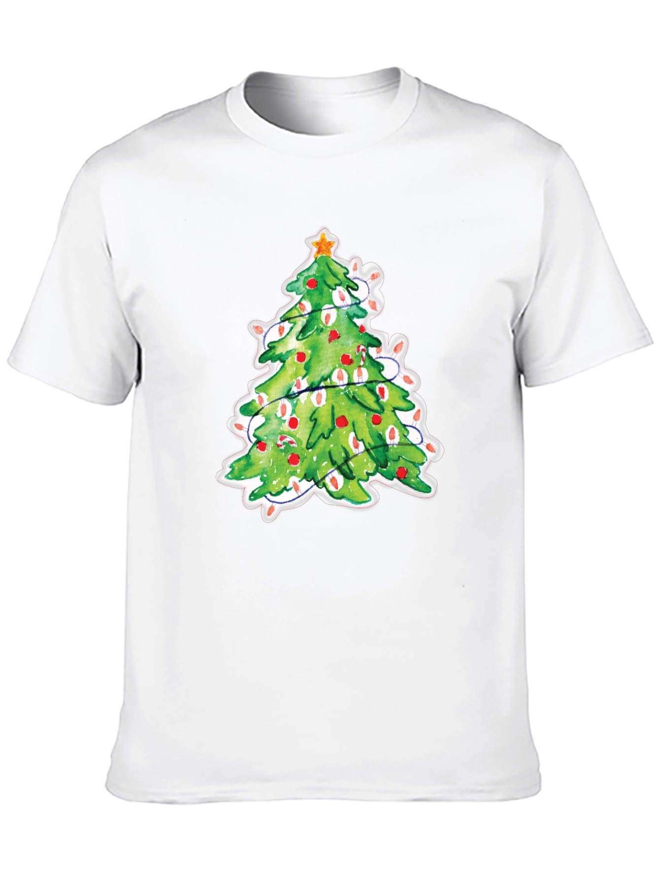 Christmas Tree T-Shirt Festive Holiday Tee