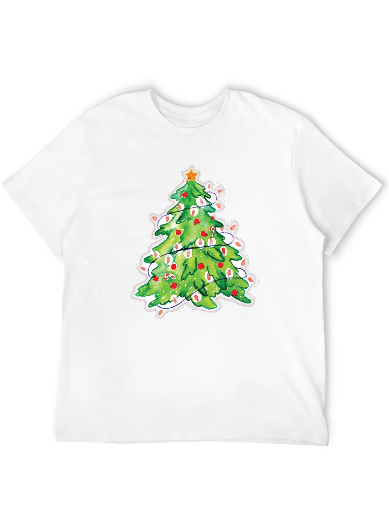 Christmas Tree T-Shirt Festive Holiday Tee