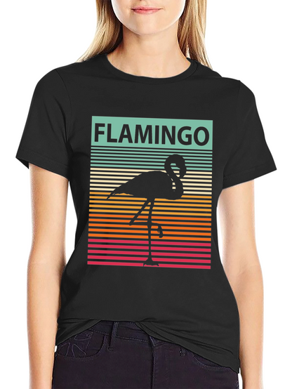 Retro Flamingo Graphic Tee