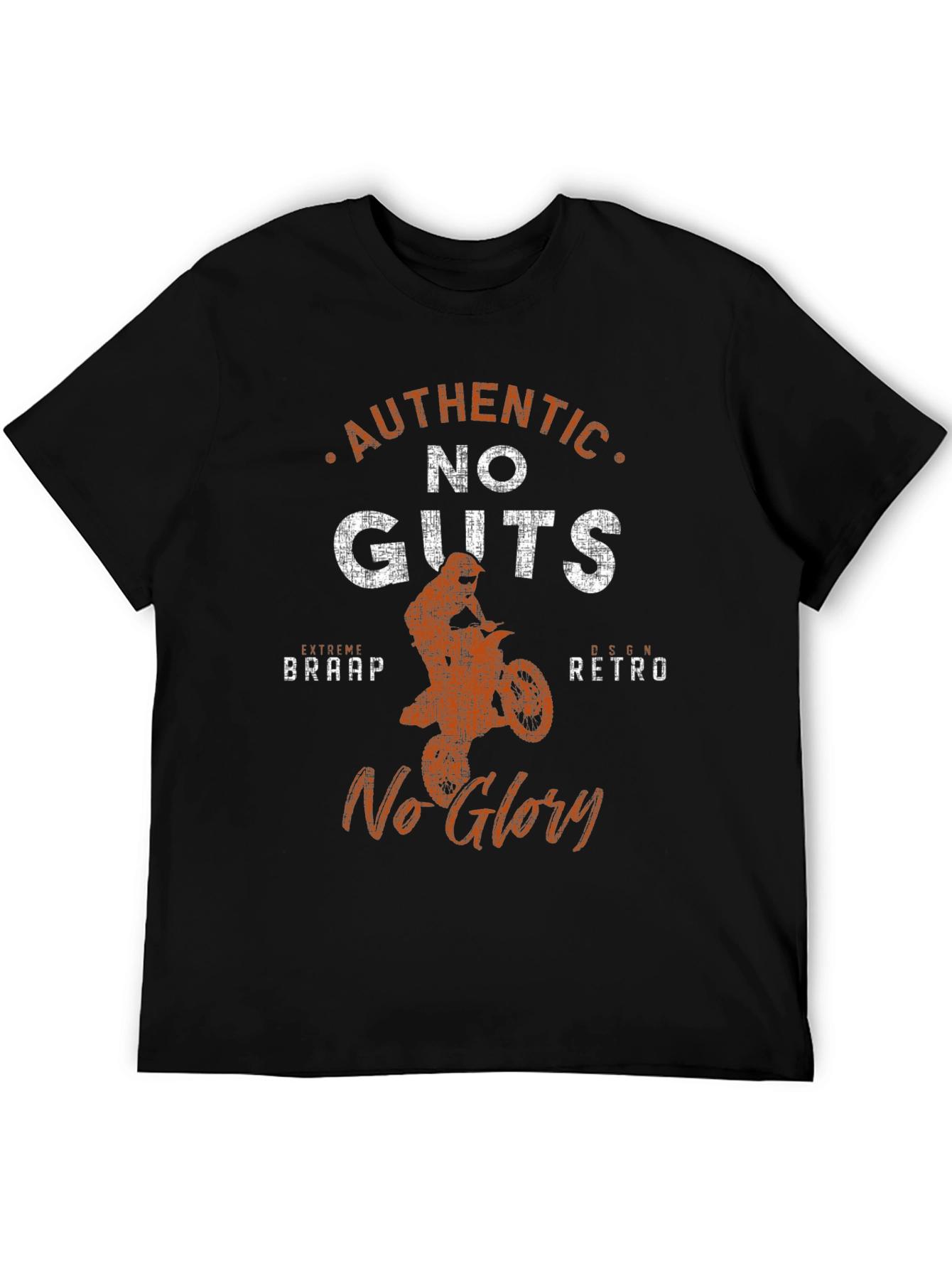Authentic No Guts No Glory Motocross T-Shirt