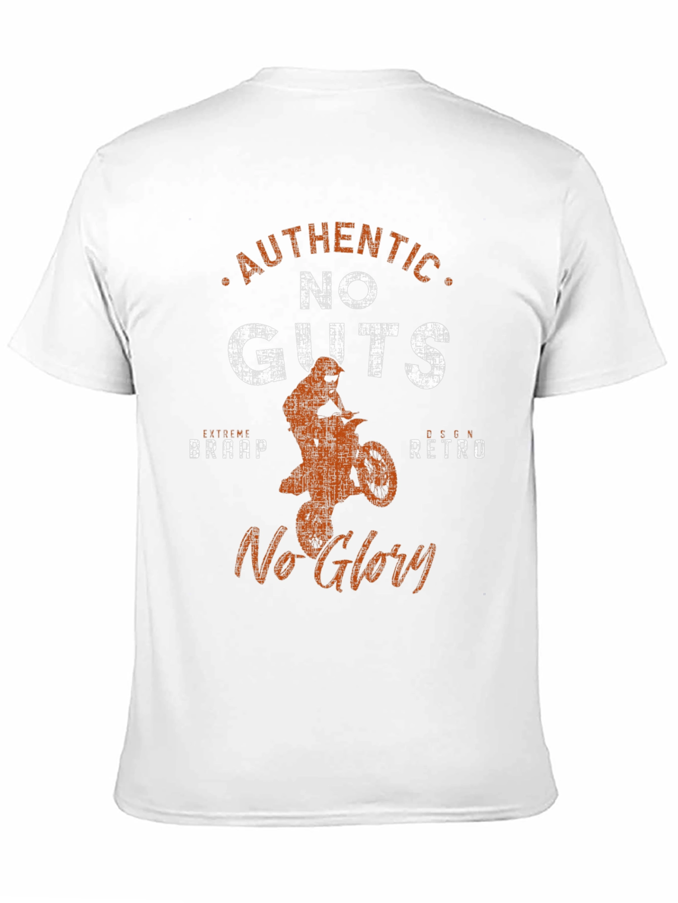 Authentic No Guts No Glory Motocross T-Shirt