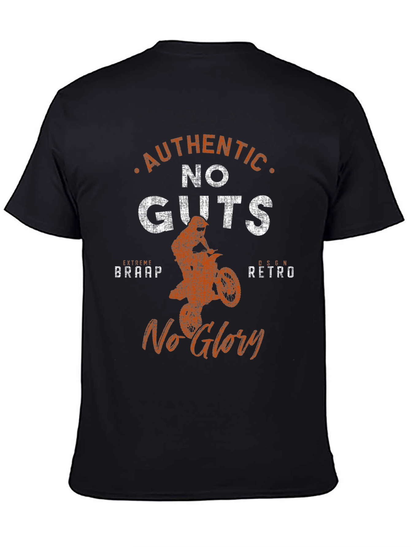 Authentic No Guts No Glory Motocross T-Shirt