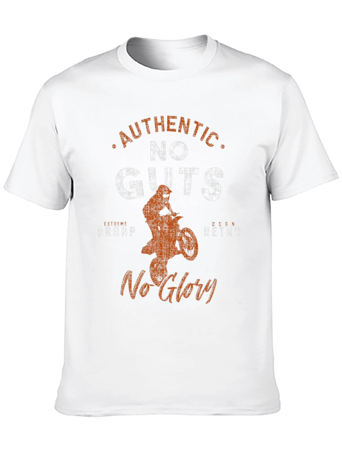 Authentic No Guts No Glory Motocross T-Shirt