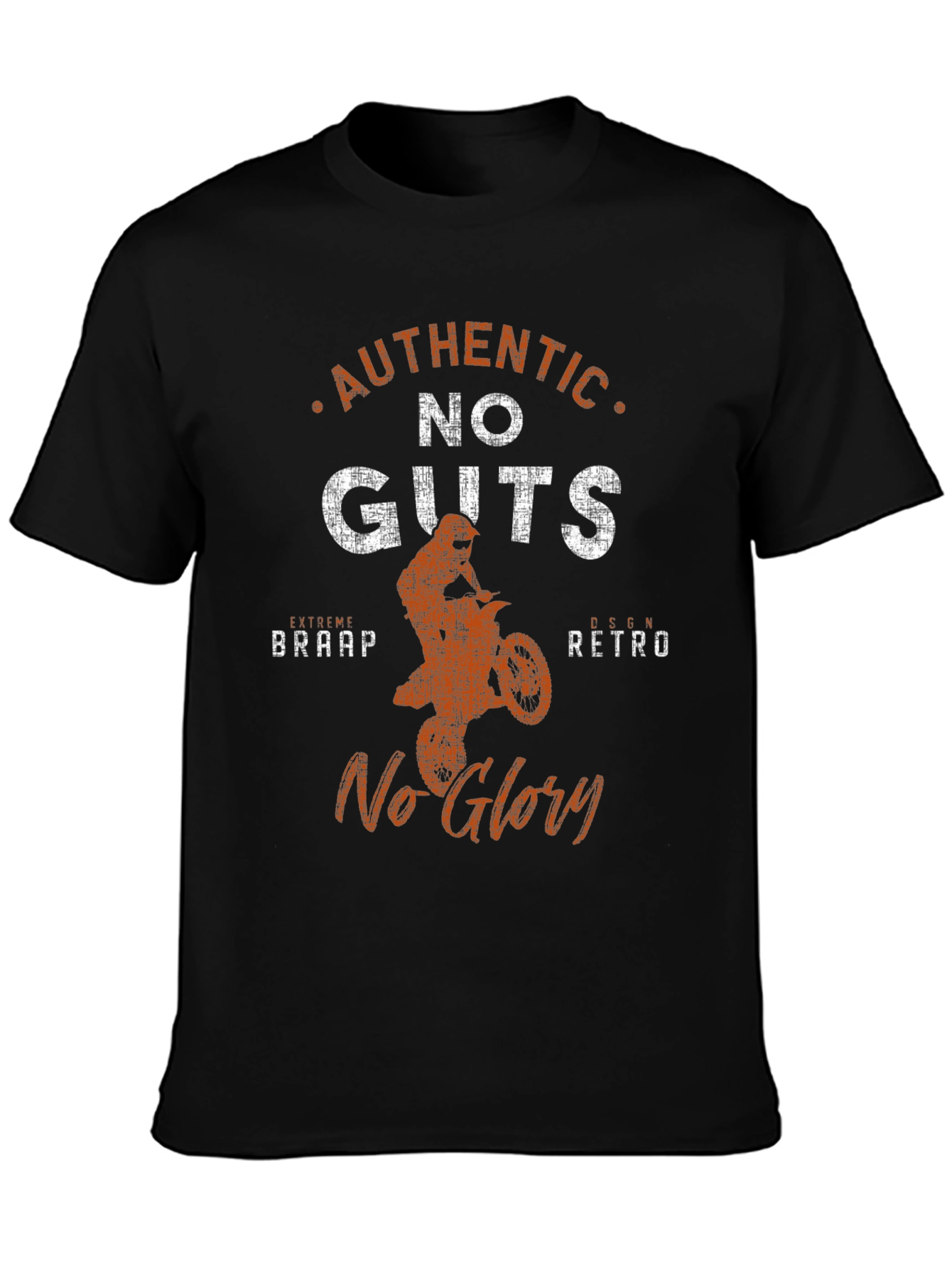 Authentic No Guts No Glory Motocross T-Shirt