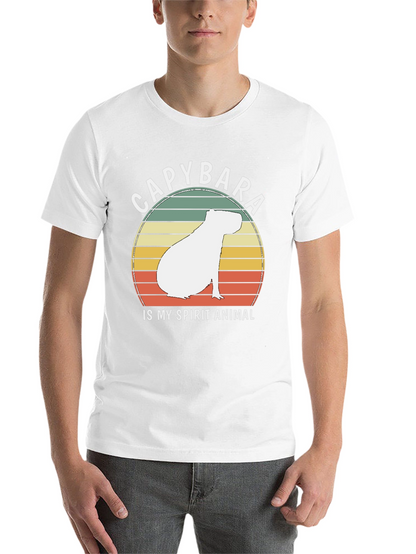 Capybara Spirit Animal T-Shirt - Retro Design