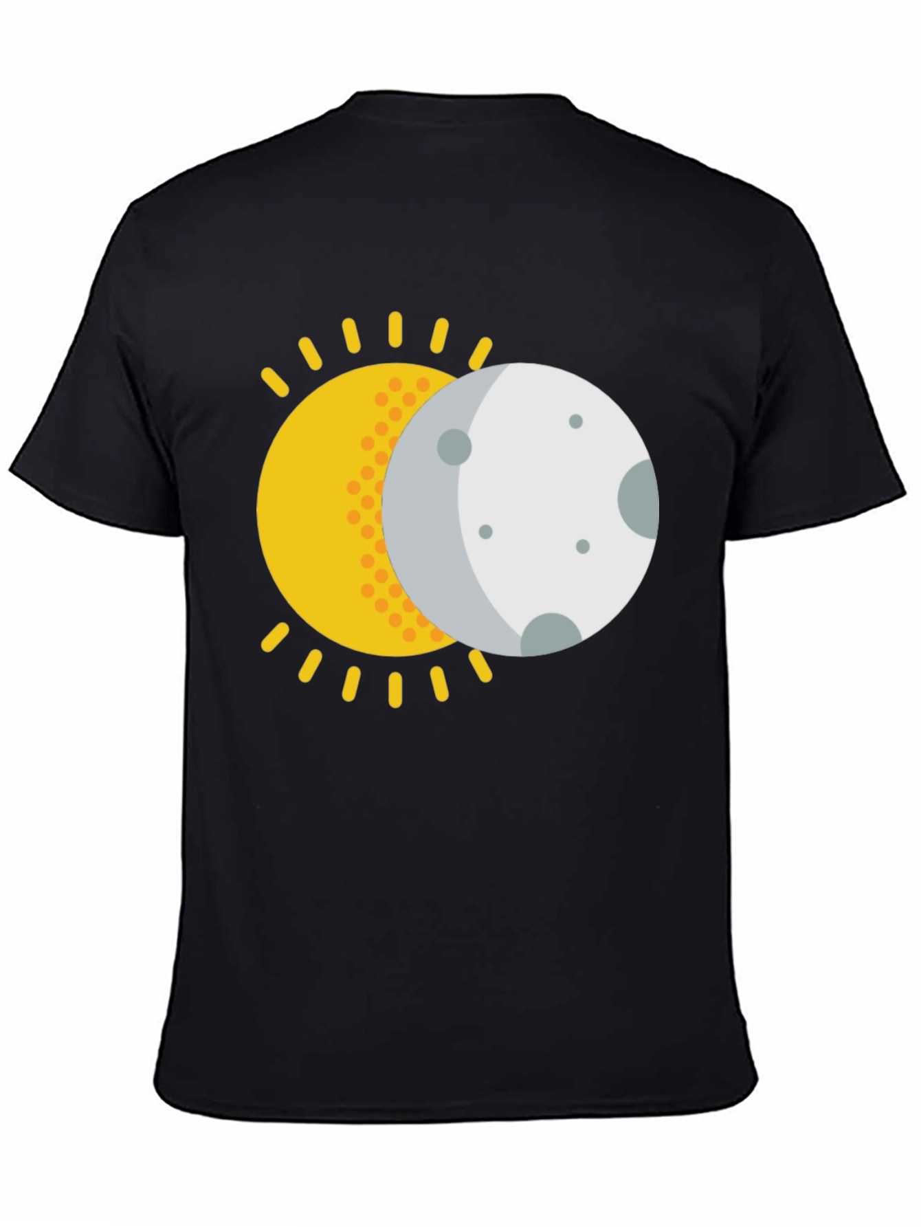Solar Eclipse Graphic T-Shirt - Black