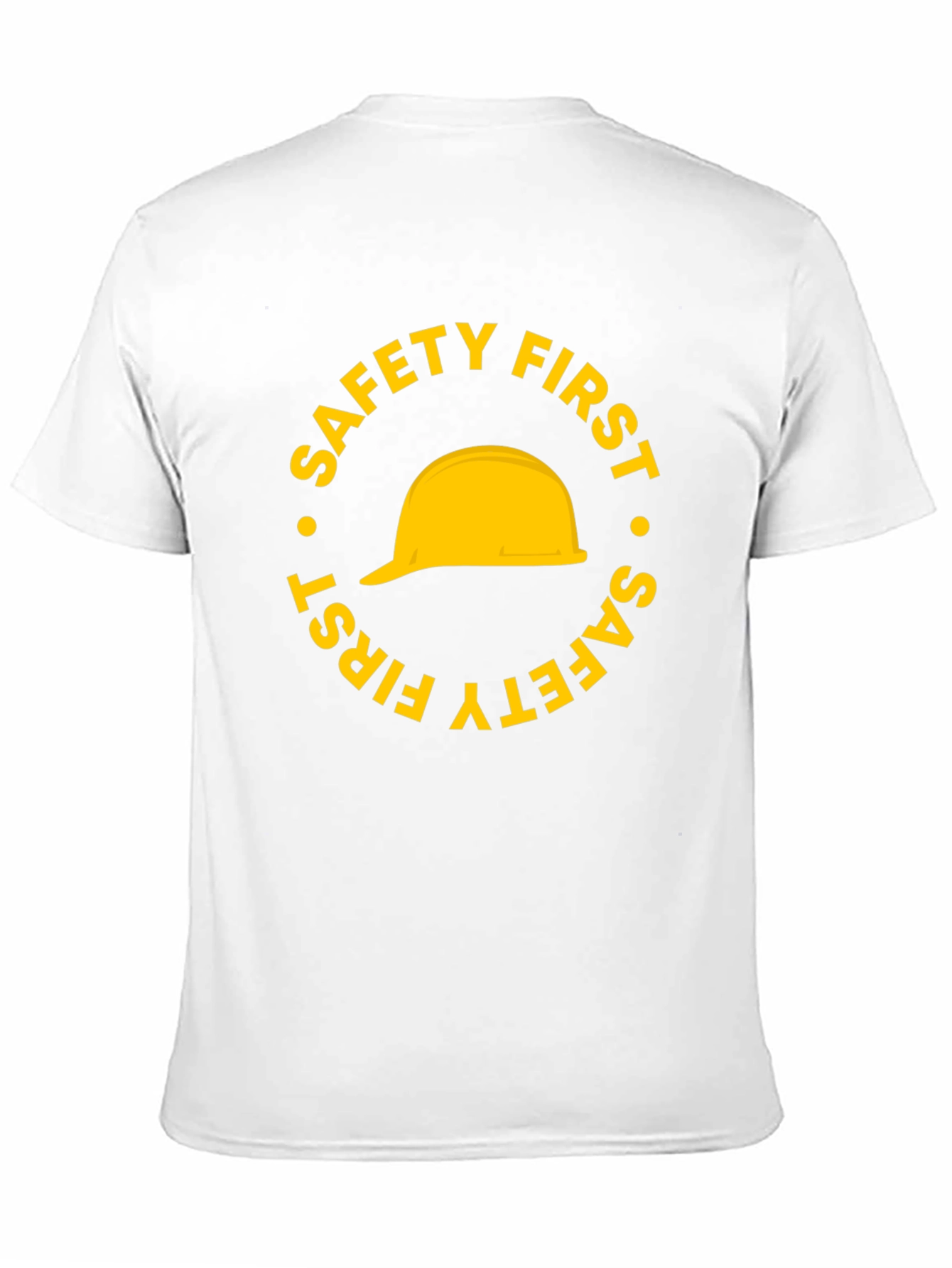 Safety First Hard Hat Graphic T-Shirt - Black