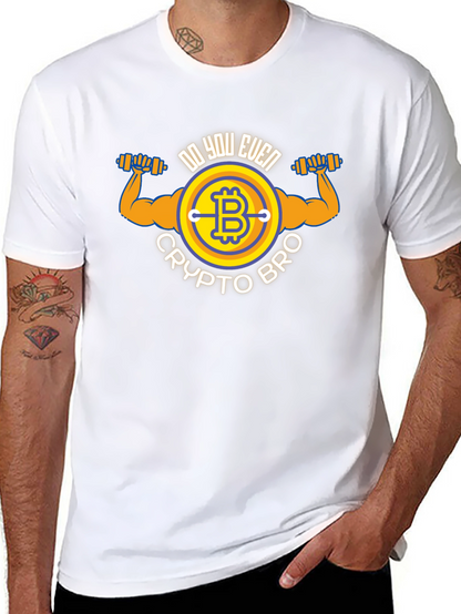 Crypto Bro Bitcoin Graphic T-Shirt