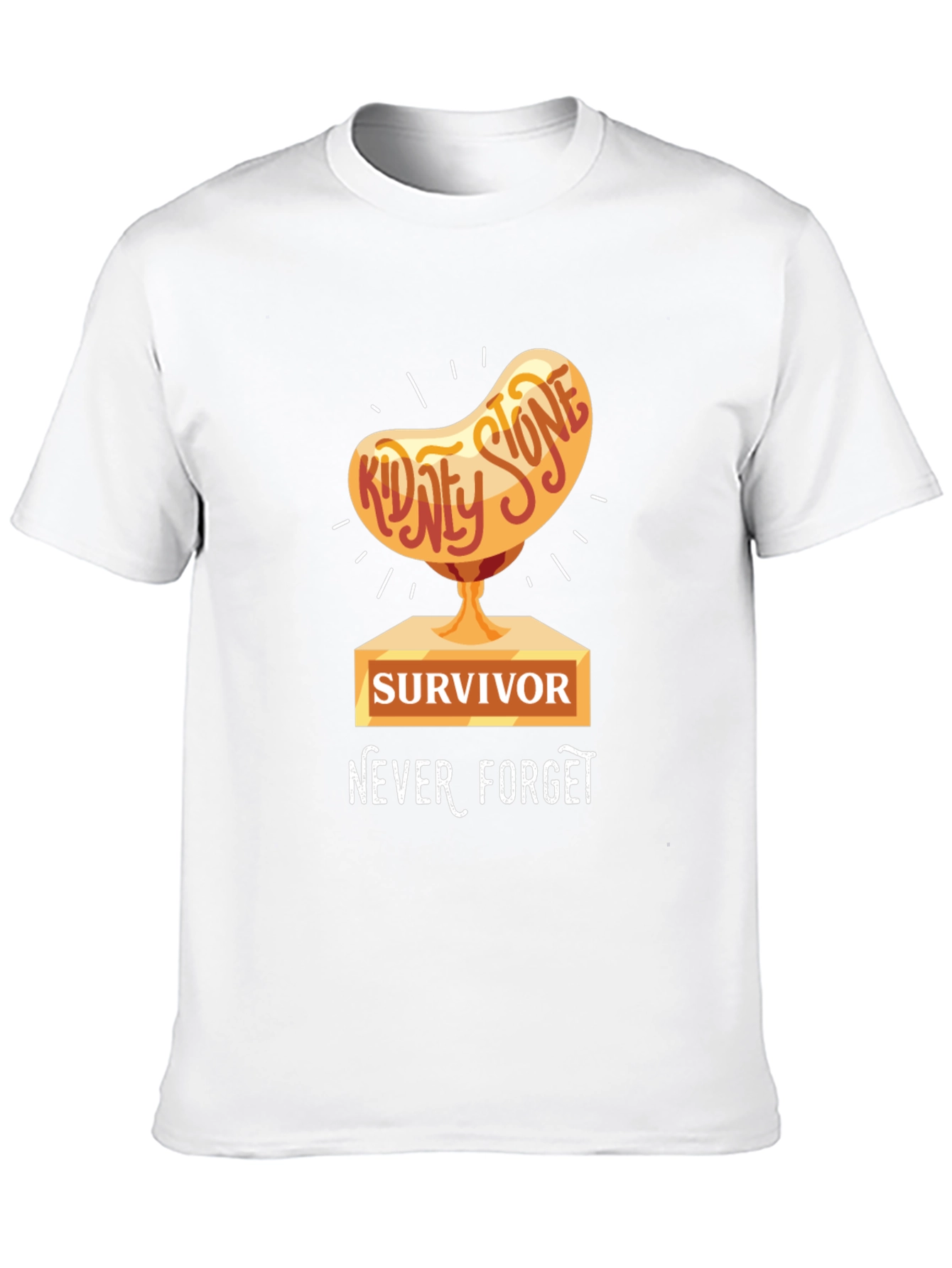 Kidney Stone Survivor T-Shirt - Never Forget