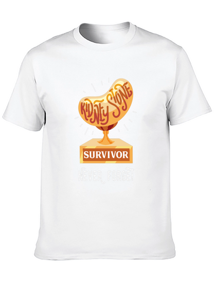 Kidney Stone Survivor T-Shirt - Never Forget