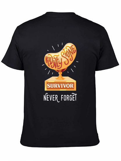 Kidney Stone Survivor T-Shirt - Never Forget