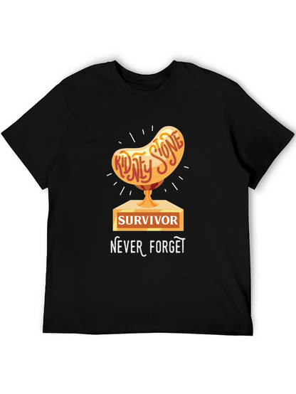 Kidney Stone Survivor T-Shirt - Never Forget