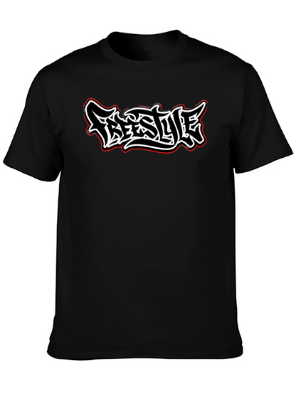 Freestyle Graphic Tee - Black