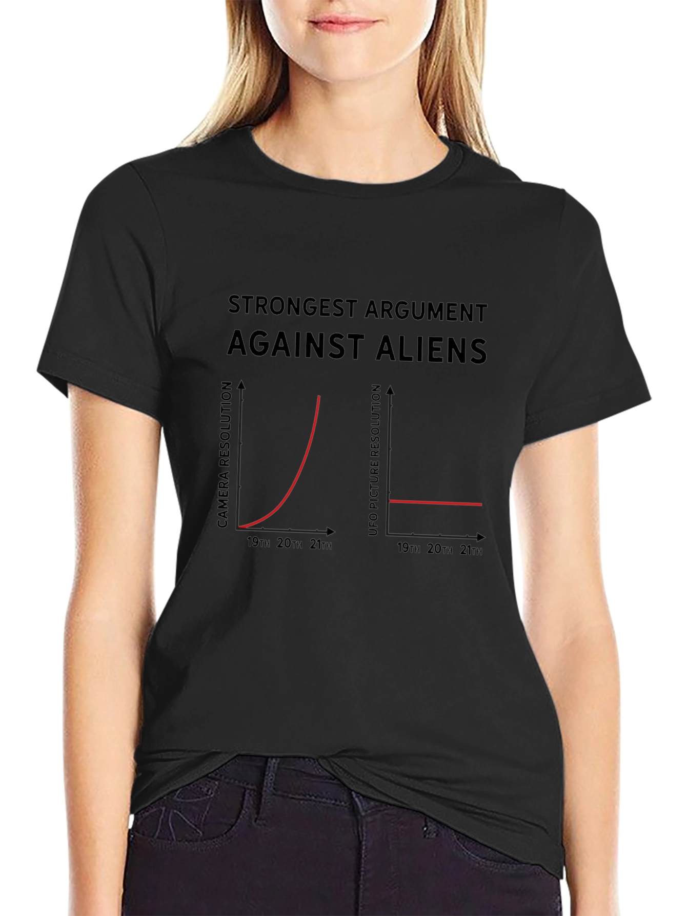 Aliens Conspiracy Theory Graphic Tee