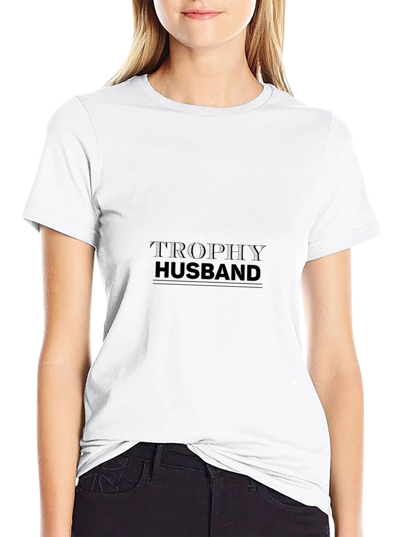 Trophy Husband Black Tee - Premium Quality!