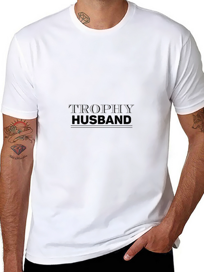 Trophy Husband Black Tee - Premium Quality!