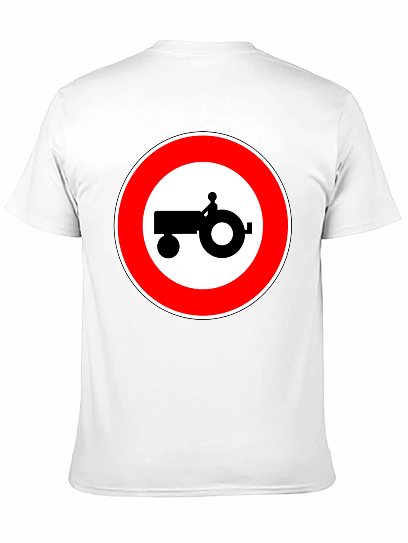 Tractor Sign Black T-Shirt