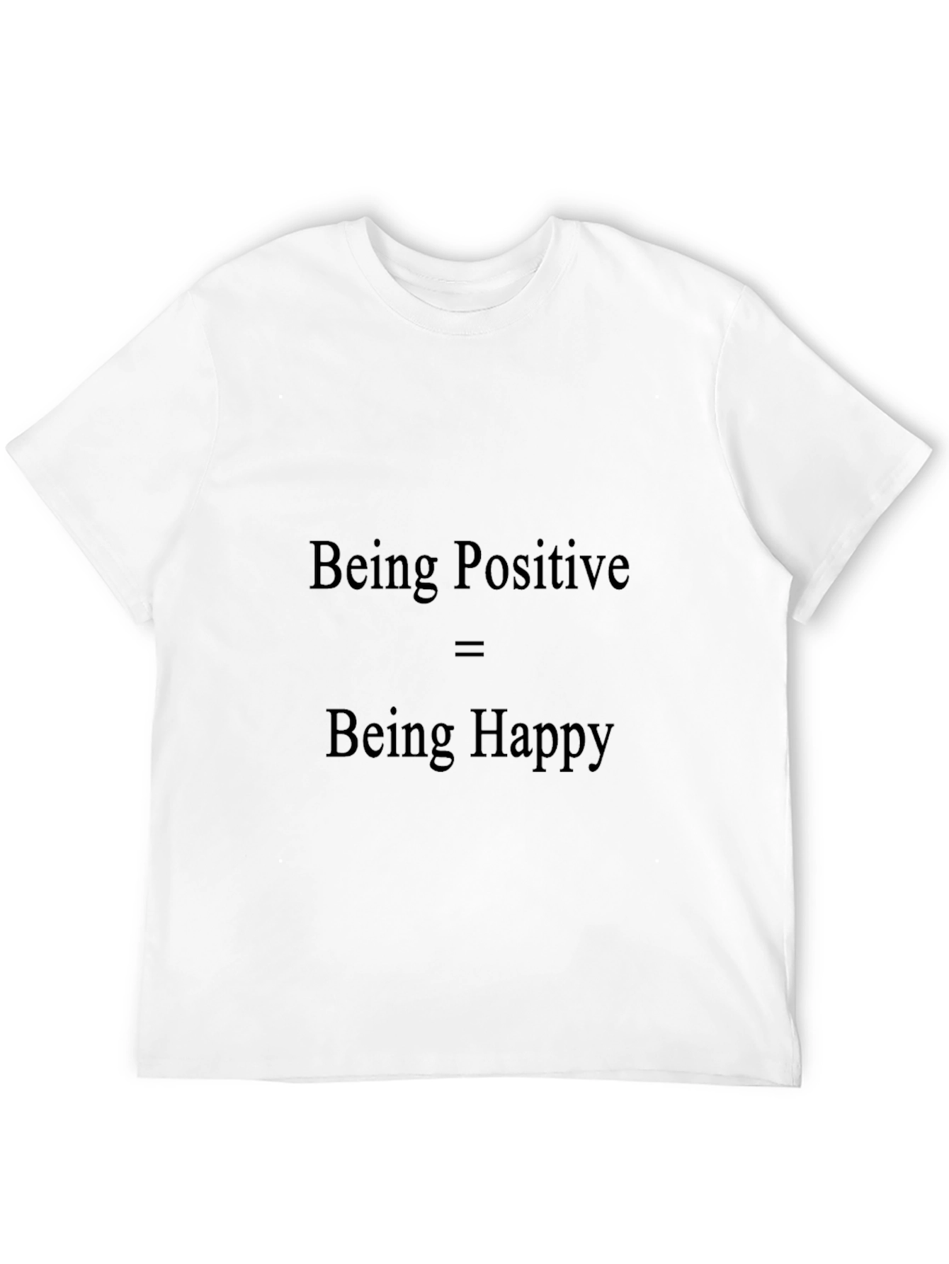 Positive Happy Black T-Shirt