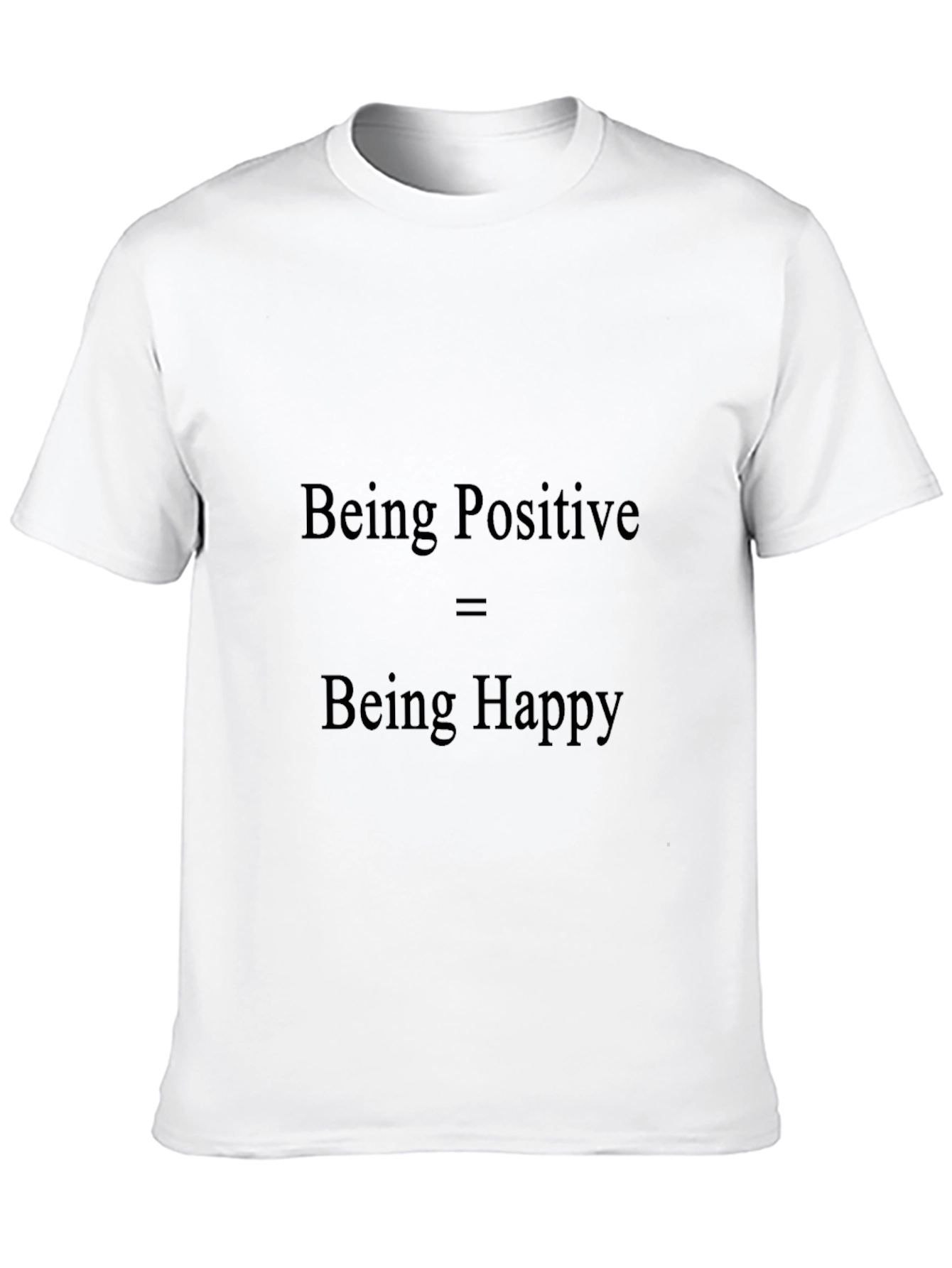 Positive Happy Black T-Shirt