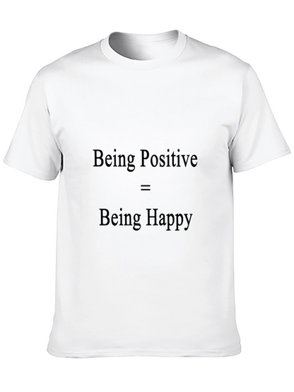 Positive Happy Black T-Shirt