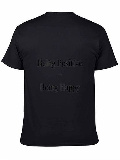 Positive Happy Black T-Shirt