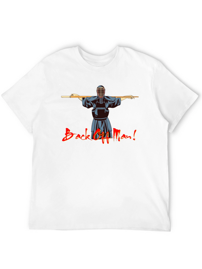Back Off Man! Kendo Martial Arts Black T-Shirt