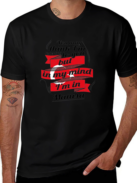 Manisa Mind T-Shirt - Black Graphic Tee