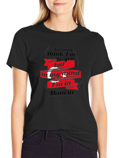 Manisa Mind T-Shirt - Black Graphic Tee