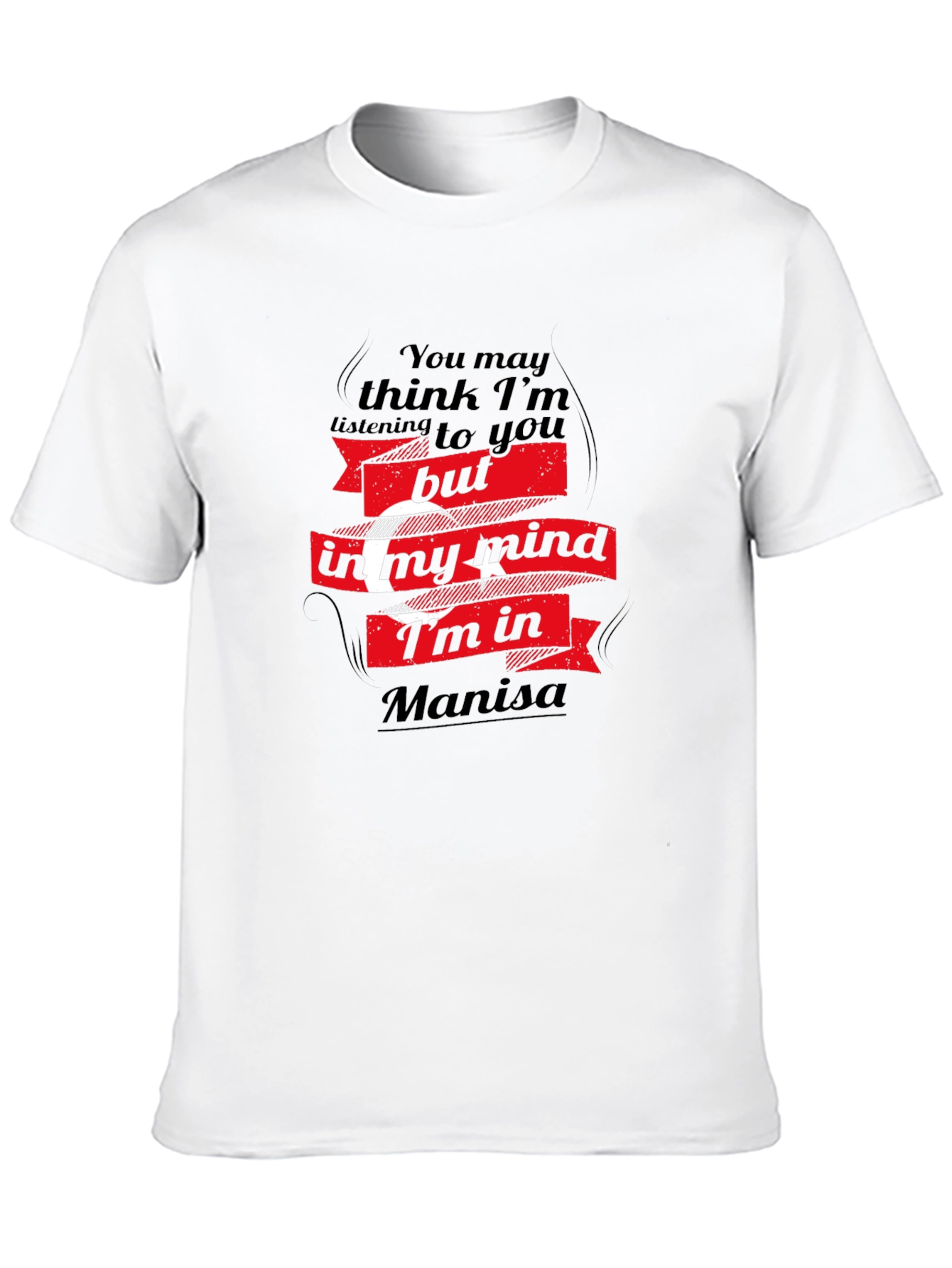 Manisa Mind T-Shirt - Black Graphic Tee