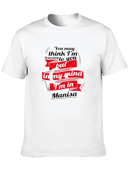 Manisa Mind T-Shirt - Black Graphic Tee