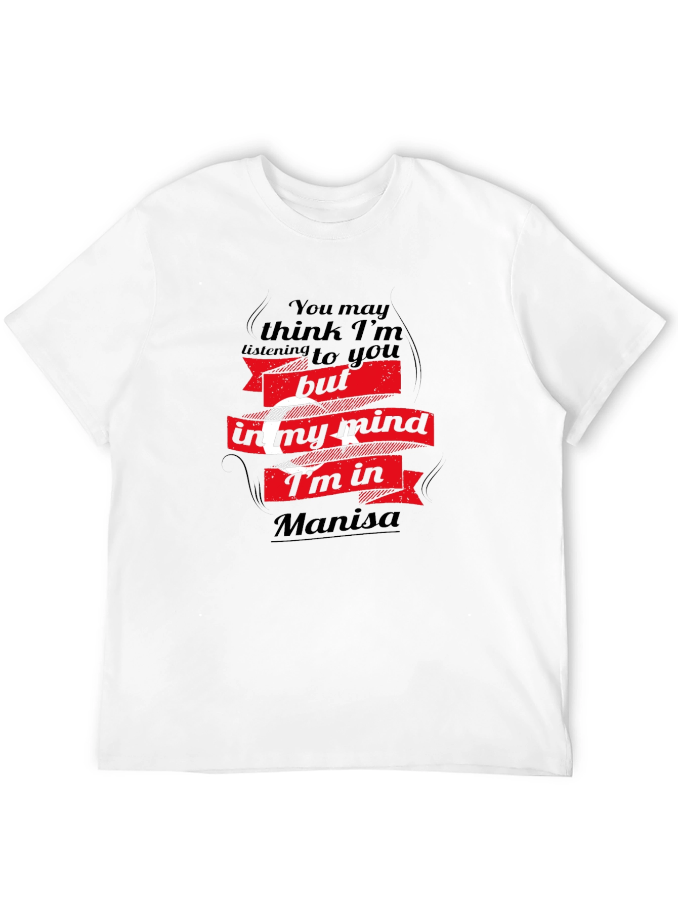 Manisa Mind T-Shirt - Black Graphic Tee