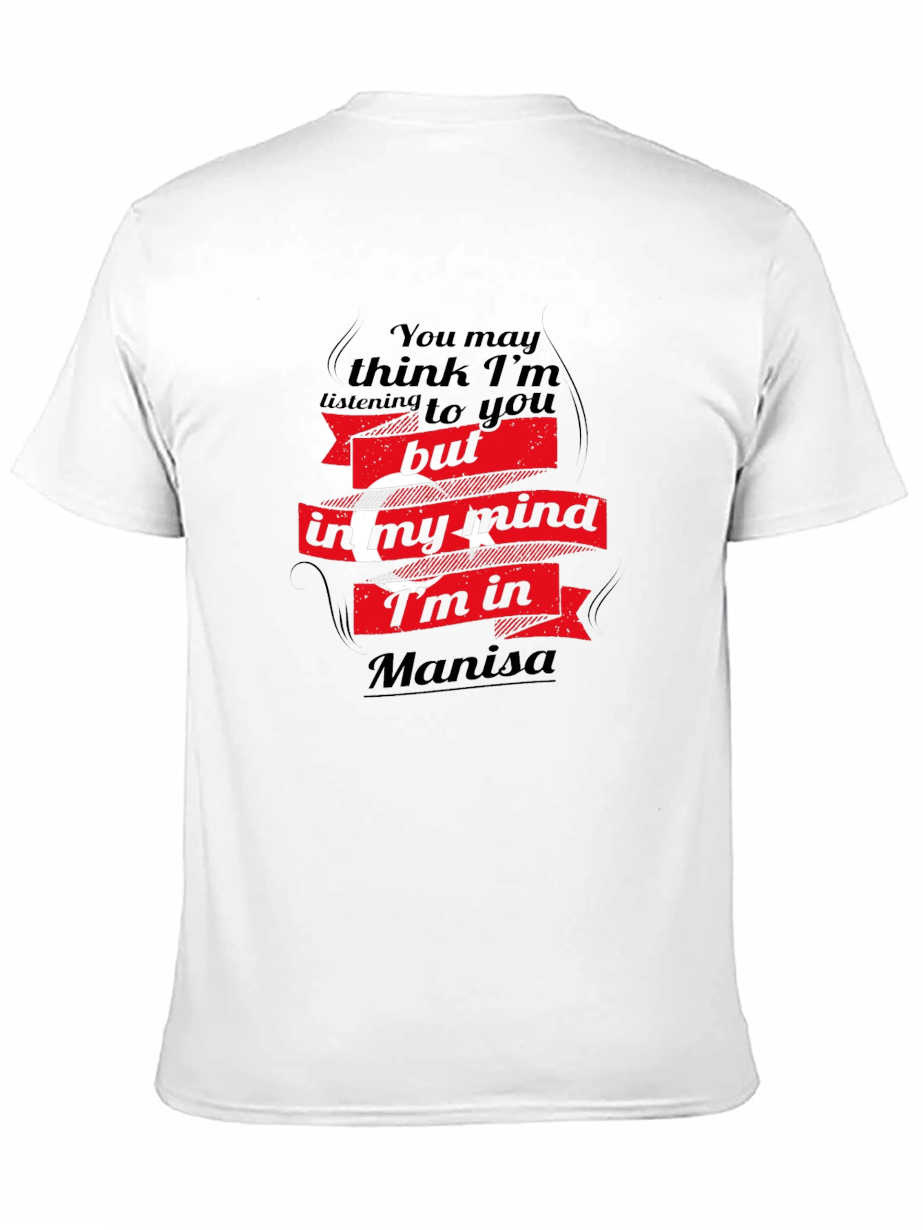 Manisa Mind T-Shirt - Black Graphic Tee
