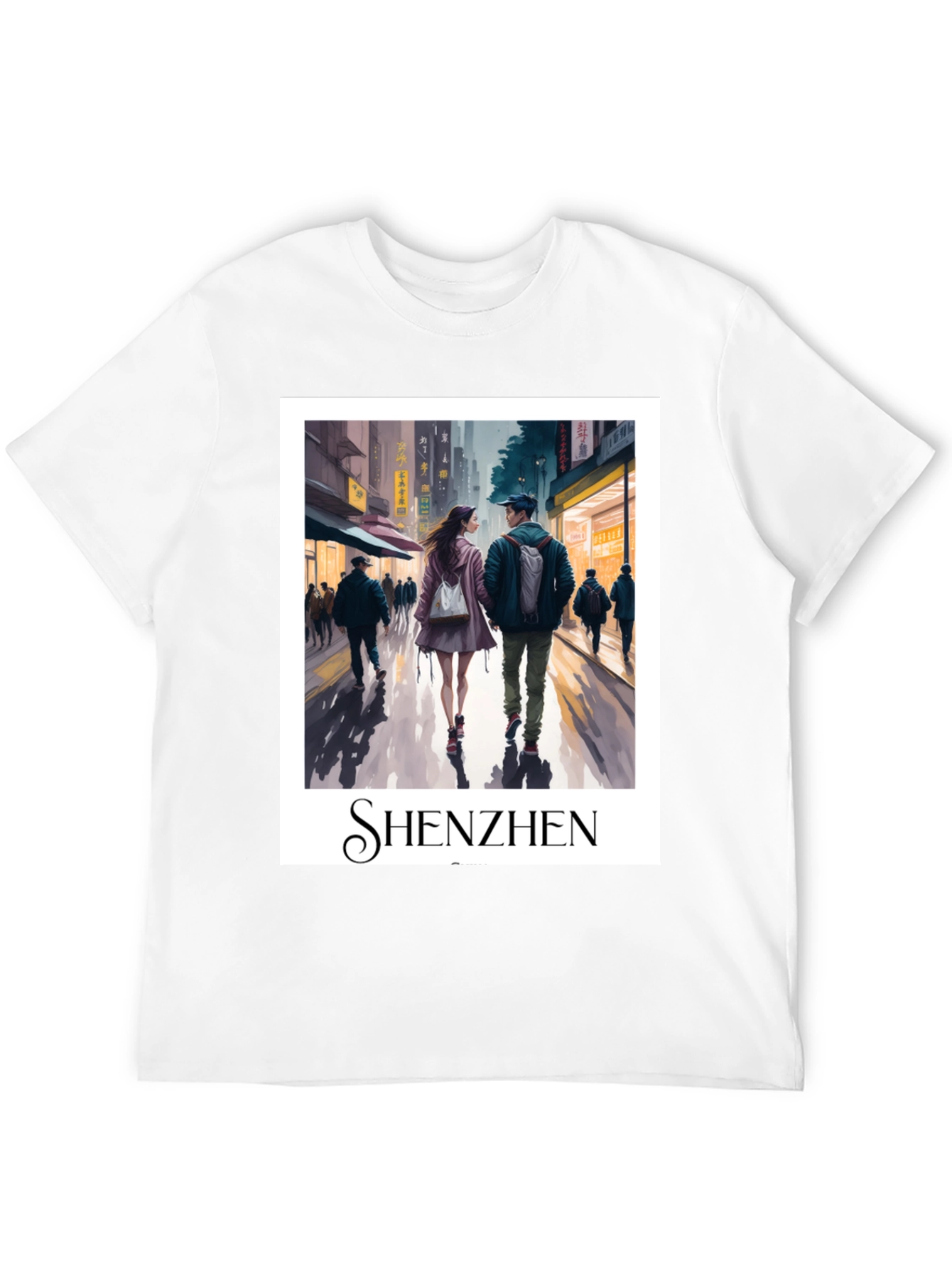 Shenzhen Cityscape Graphic Tee