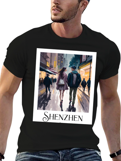 Shenzhen Cityscape Graphic Tee
