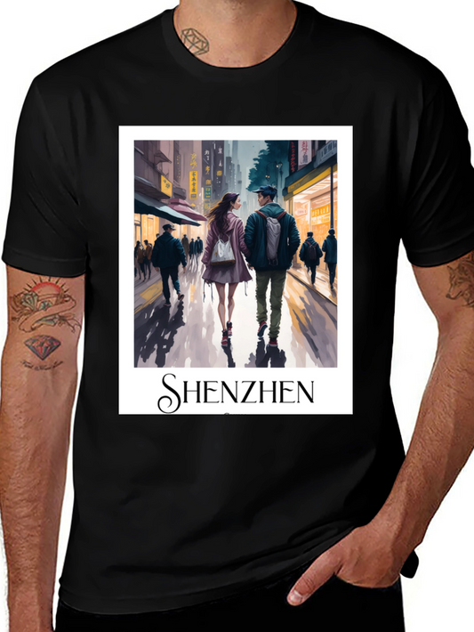 Shenzhen Cityscape Graphic Tee