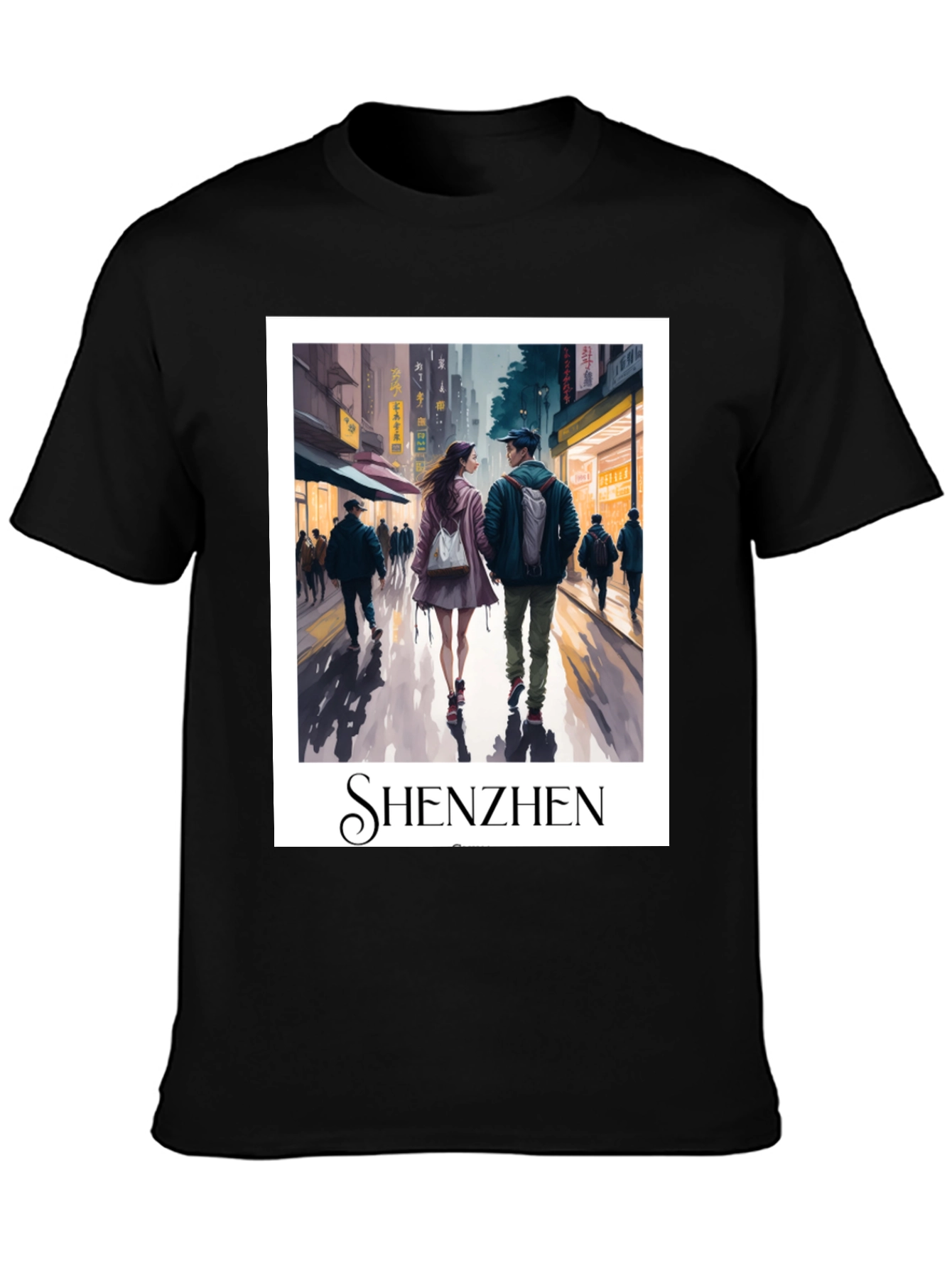 Shenzhen Cityscape Graphic Tee