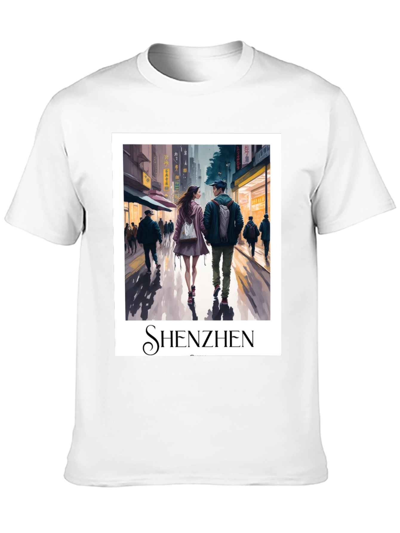 Shenzhen Cityscape Graphic Tee
