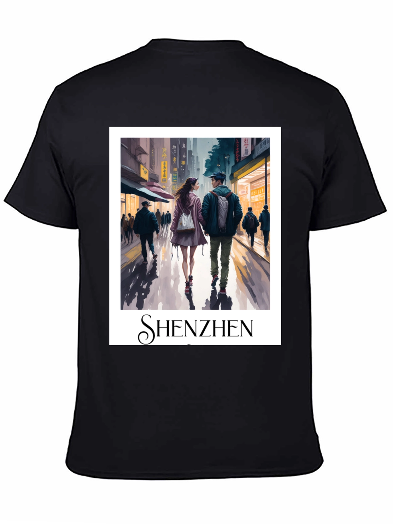 Shenzhen Cityscape Graphic Tee
