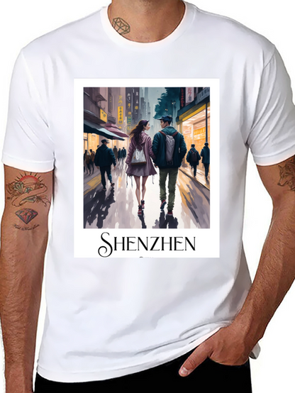 Shenzhen Cityscape Graphic Tee