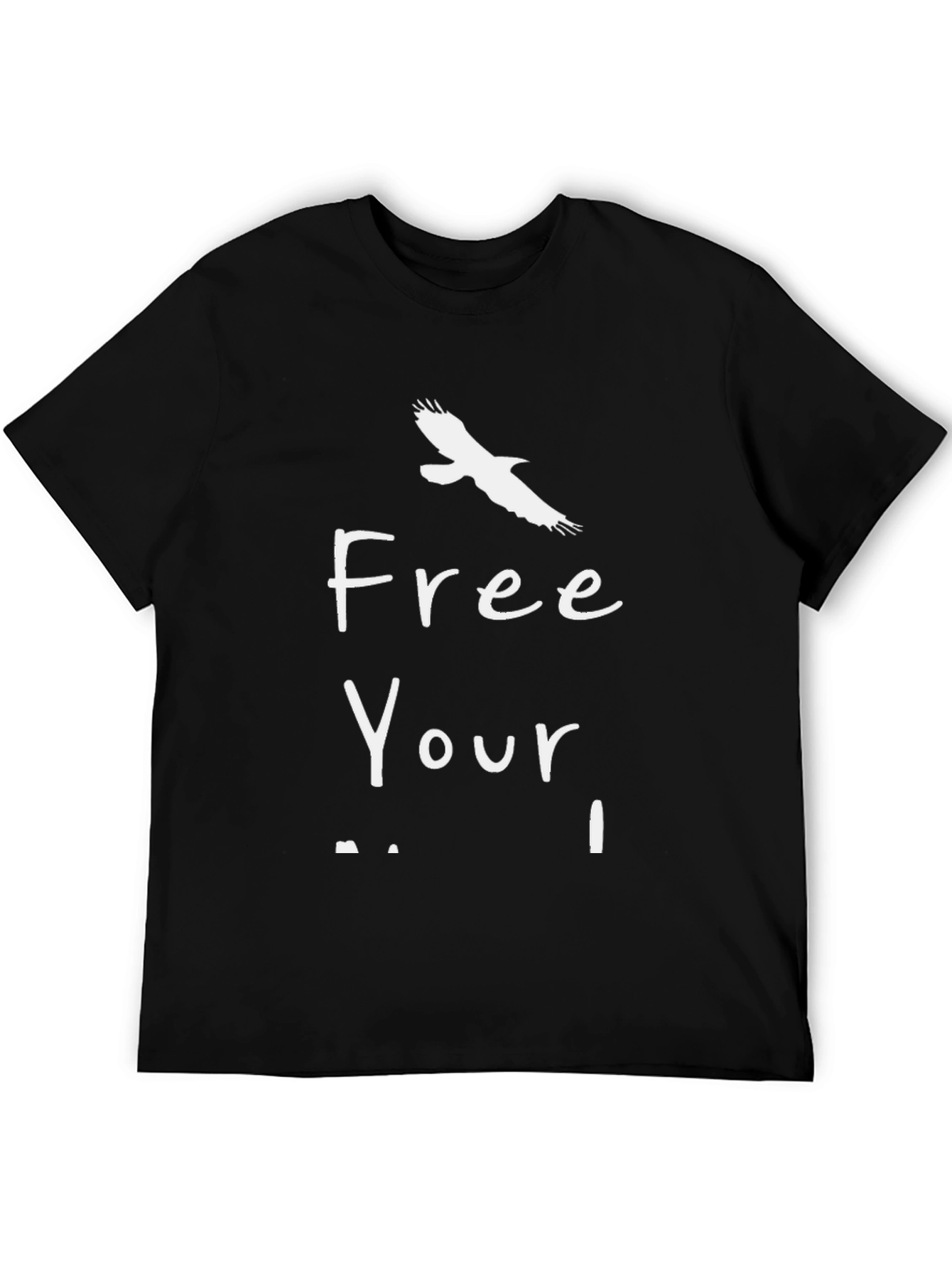 Free Your Mind Graphic T-Shirt - Black