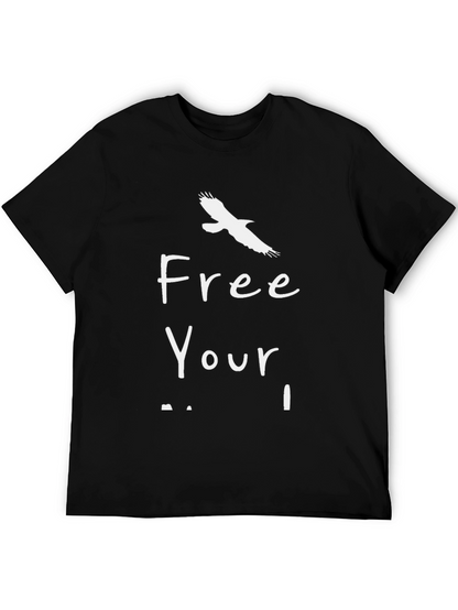 Free Your Mind Graphic T-Shirt - Black