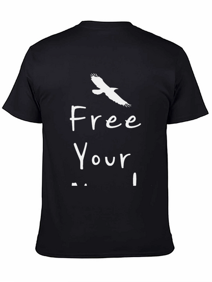 Free Your Mind Graphic T-Shirt - Black