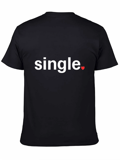 Single Heart Graphic Tee - Modern Casual Style