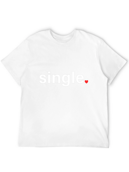 Single Heart Graphic Tee - Modern Casual Style