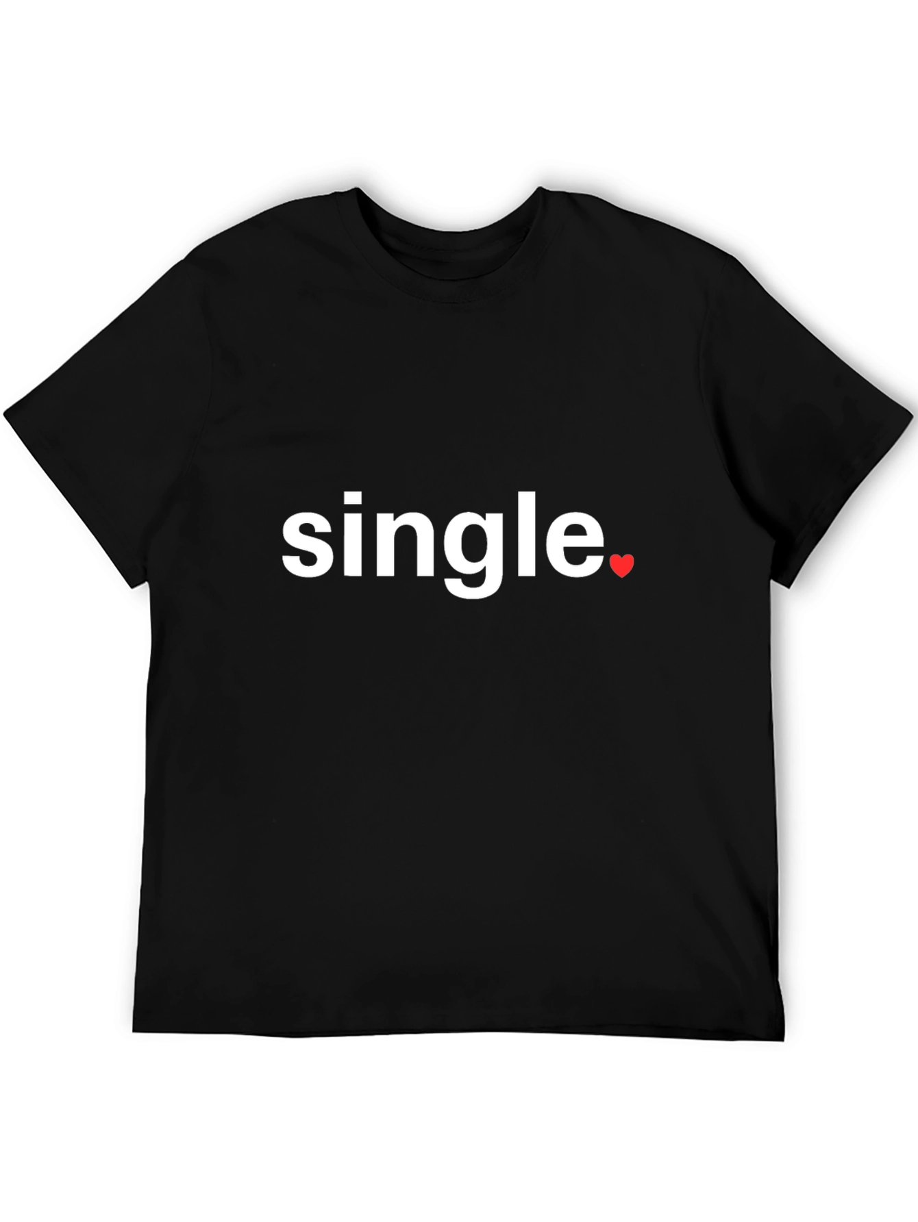 Single Heart Graphic Tee - Modern Casual Style